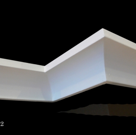 Карниз потолочный под покраску ЛДФ Ultrawood CR 012