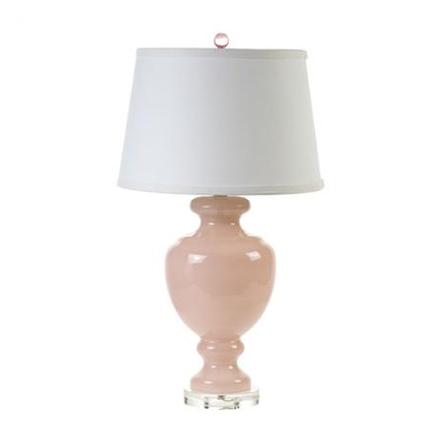 Настольная лампа PINK GLASS TABLE LAMP Gramercy Home 1/0535