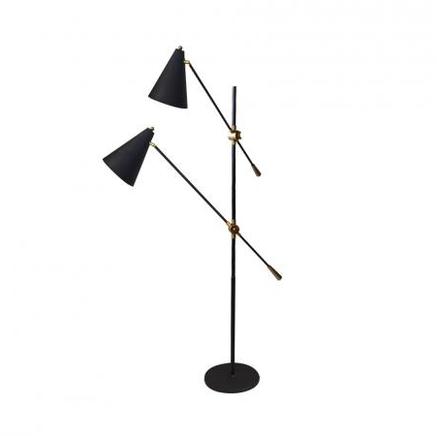 Торшер OSTER DOUBLE FLOOR LAMP Gramercy Home FL041-2-ABG