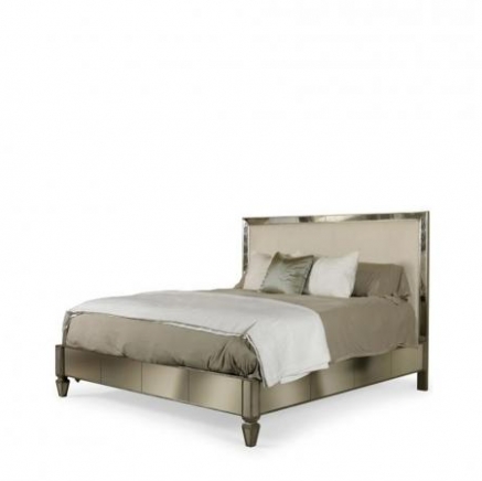 Кровать Eglomise Frame Upholsted King Bed Gramercy Home MN5493