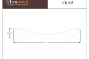 Карниз потолочный  Ultrawood CR 003