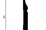 Плинтус ударопрочный из дюрополимера DECOR-DIZAYN DD48