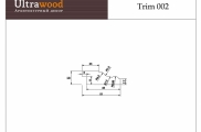 Финишный молдинг под покраску ЛДФ Ultrawood Trim 002
