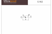 Молдинг настенный + Клей в подарок Ultrawood U 012