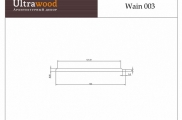 Стеновые панели ЛДФ  + клей в подарок Ultrawood Wain 003